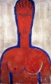gran busto rojo leopoldo ii 1913 Amedeo Modigliani